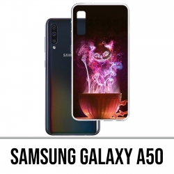 Coque Samsung Galaxy A50 - Chat Tasse Alice Au Pays Des Merveilles