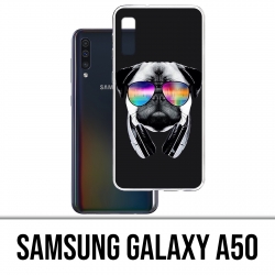 Samsung Galaxy A50 Funda - Pug Dog Dj