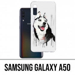 Case Samsung Galaxy A50 - Husky Dog Splash