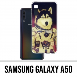 Coque Samsung Galaxy A50 - Chien Jusky Astronaute
