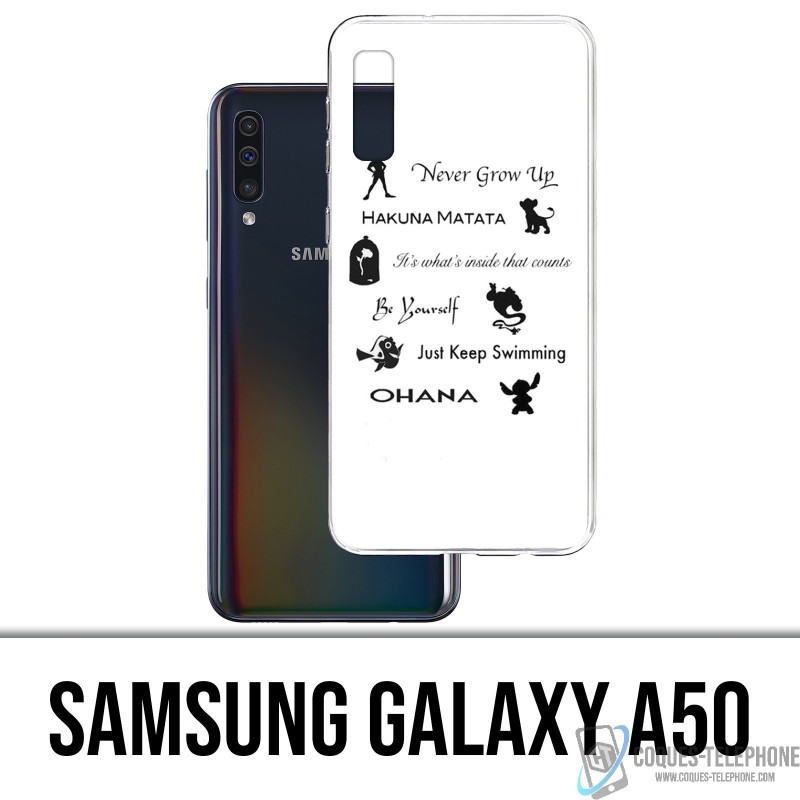 Samsung Galaxy A50 Case - Disney Quotes