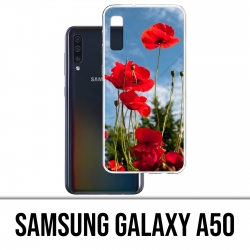 Coque Samsung Galaxy A50 - Coquelicots 1