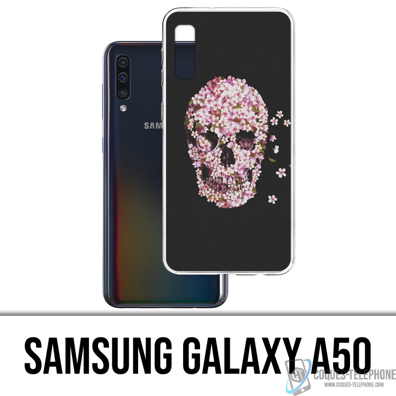 Coque Samsung Galaxy A50 - Crane Fleurs 2