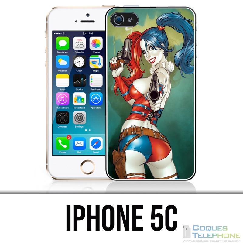 Funda iPhone 5C - Harley Quinn Comics
