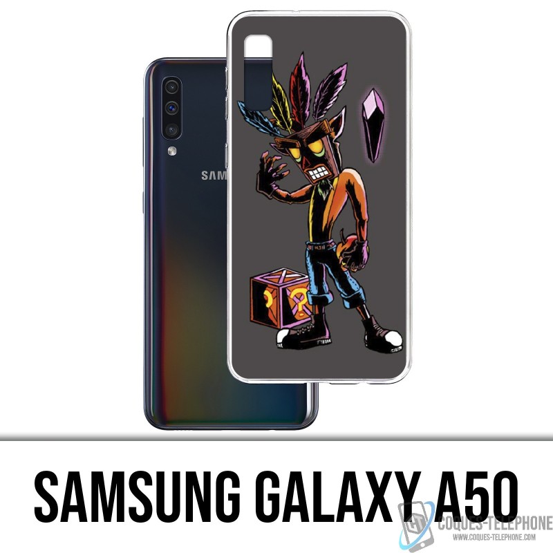 Coque Samsung Galaxy A50 - Crash Bandicoot Masque