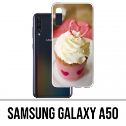 Coque Samsung Galaxy A50 - Cupcake Rose