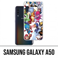 Coque Samsung Galaxy A50 - Cute Marvel Heroes