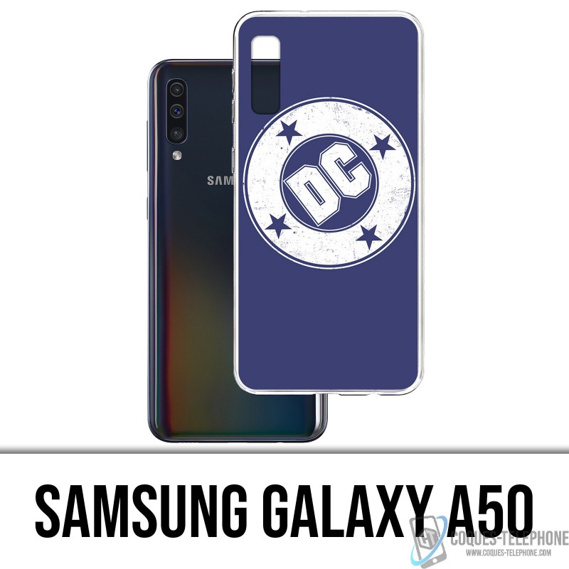 Funda del Samsung Galaxy A50 - Logotipo de Dc Comics Vintage