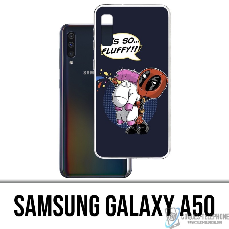 Samsung Galaxy A50 Case - Deadpool Fluffy Unicorn