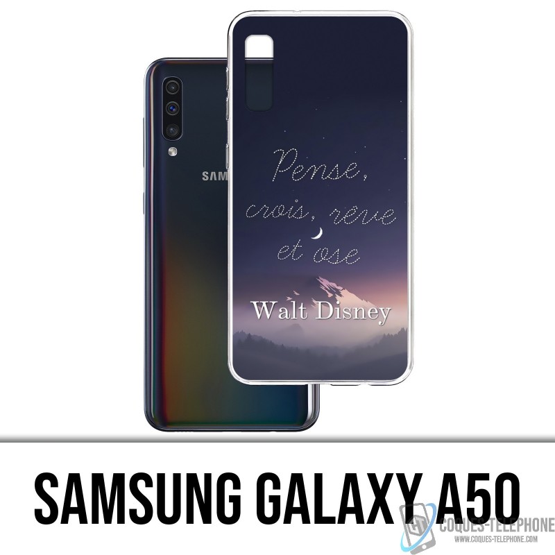 Custodia Samsung Galaxy A50 - Disney Citation Pense Crois Reve
