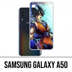 Coque Samsung Galaxy A50 - Dragon Ball Goku Couleur