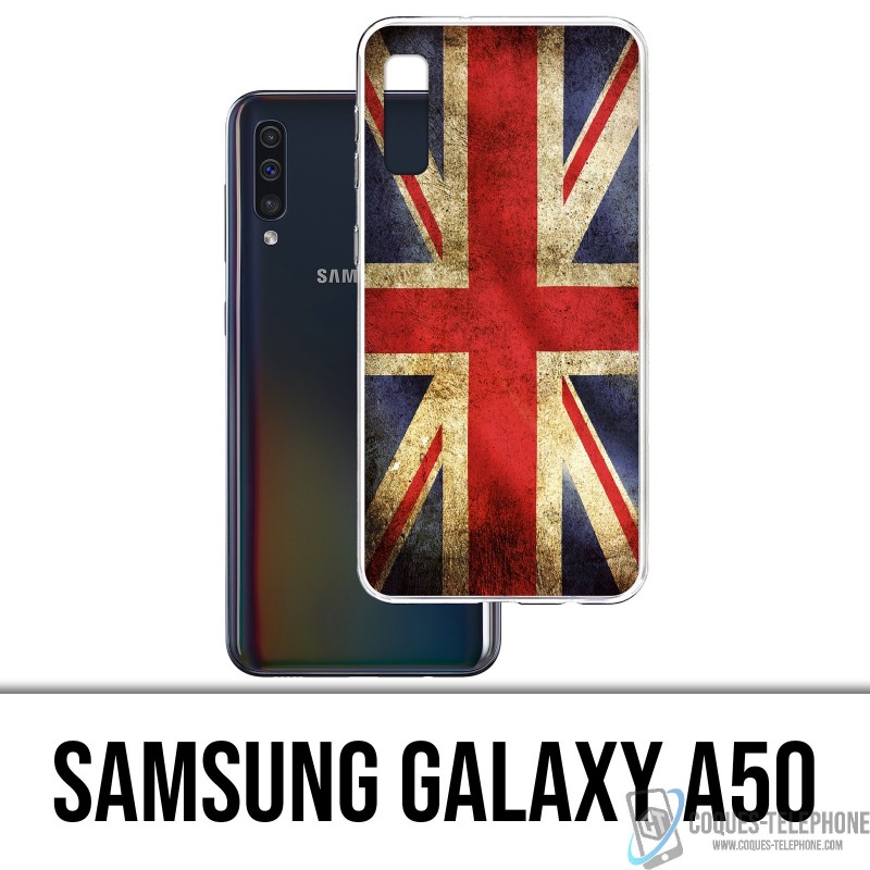 Samsung Galaxy A50 Case - Vintage Uk Flag