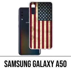 Coque Samsung Galaxy A50 - Drapeau Usa