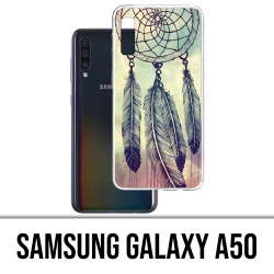 Samsung Galaxy A50 Case - Dreamcatcher Feathers