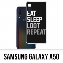 Coque Samsung Galaxy A50 - Eat Sleep Loot Repeat
