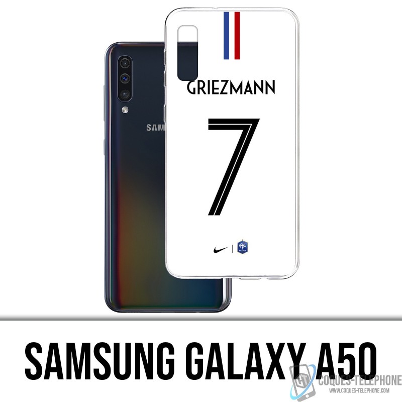 Case Samsung Galaxy A50 - Fußball-Frankreich-Trikot Griezmann