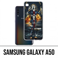 Coque Samsung Galaxy A50 - Football Psg Neymar Victoire