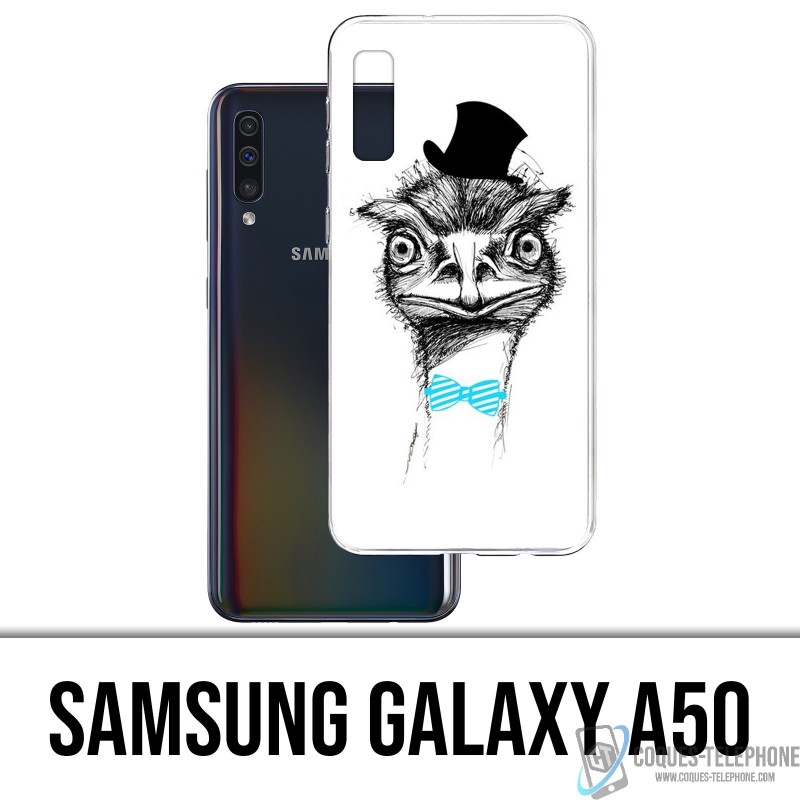 Samsung Galaxy A50 Custodia - Struzzo divertente