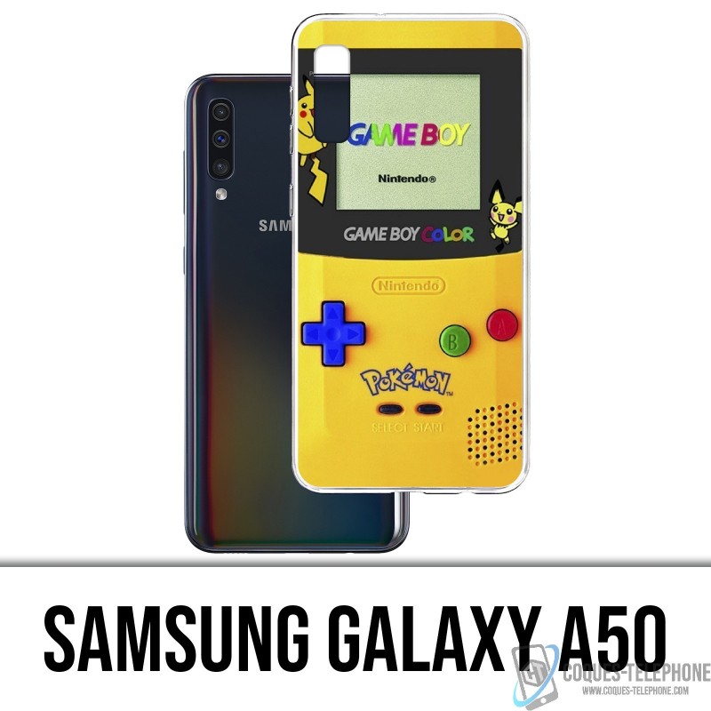 Samsung Galaxy A50 Case - Game Boy Farbe Pikachu Pokemon Gelb