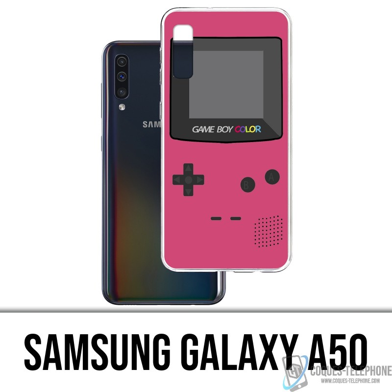 Samsung Galaxy A50 Custodia - Game Boy Colore Rosa