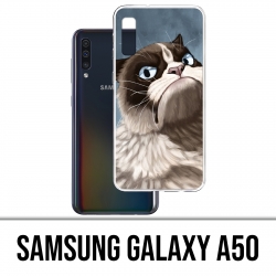 Samsung Galaxy A50 Custodia - Gatto brontolone