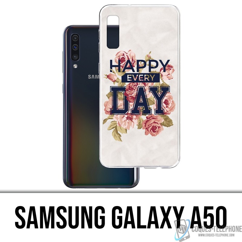 Samsung Galaxy A50 Case - Happy Every Days Roses