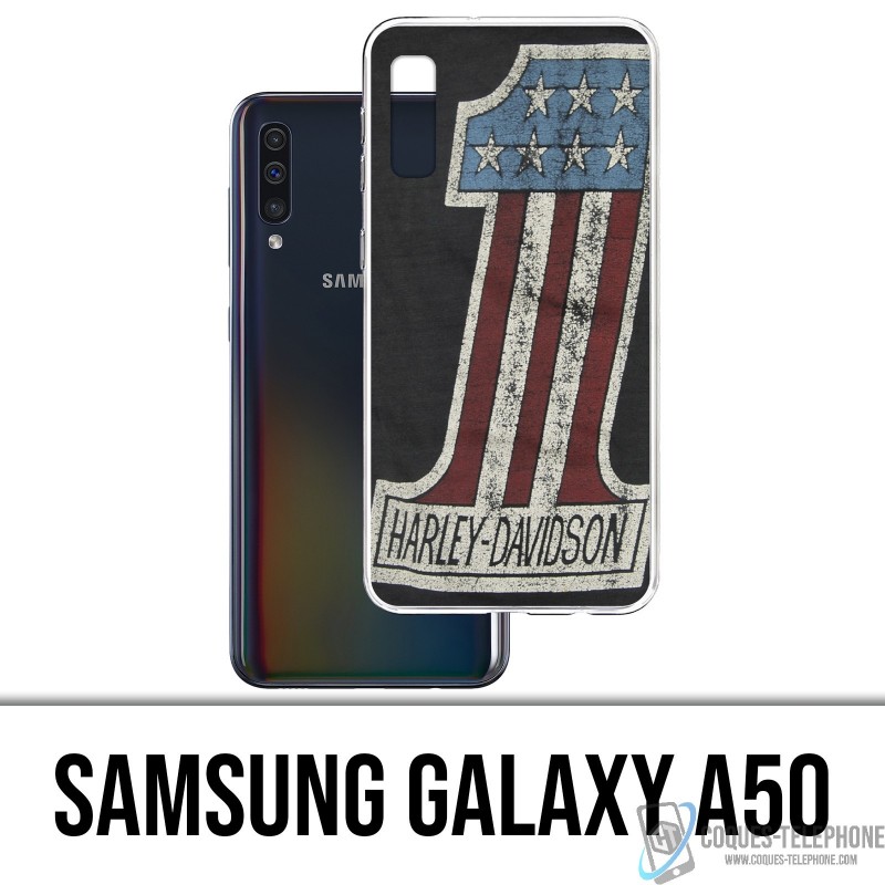 Coque Samsung Galaxy A50 - Harley Davidson Logo 1