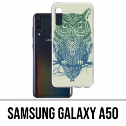Samsung Galaxy A50 Custodia - Civetta astratta