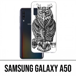 Coque Samsung Galaxy A50 - Hibou Azteque