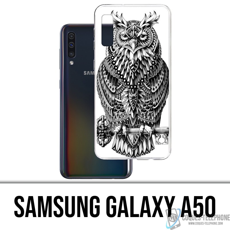 Samsung Galaxy A50 Case - Aztec Owl