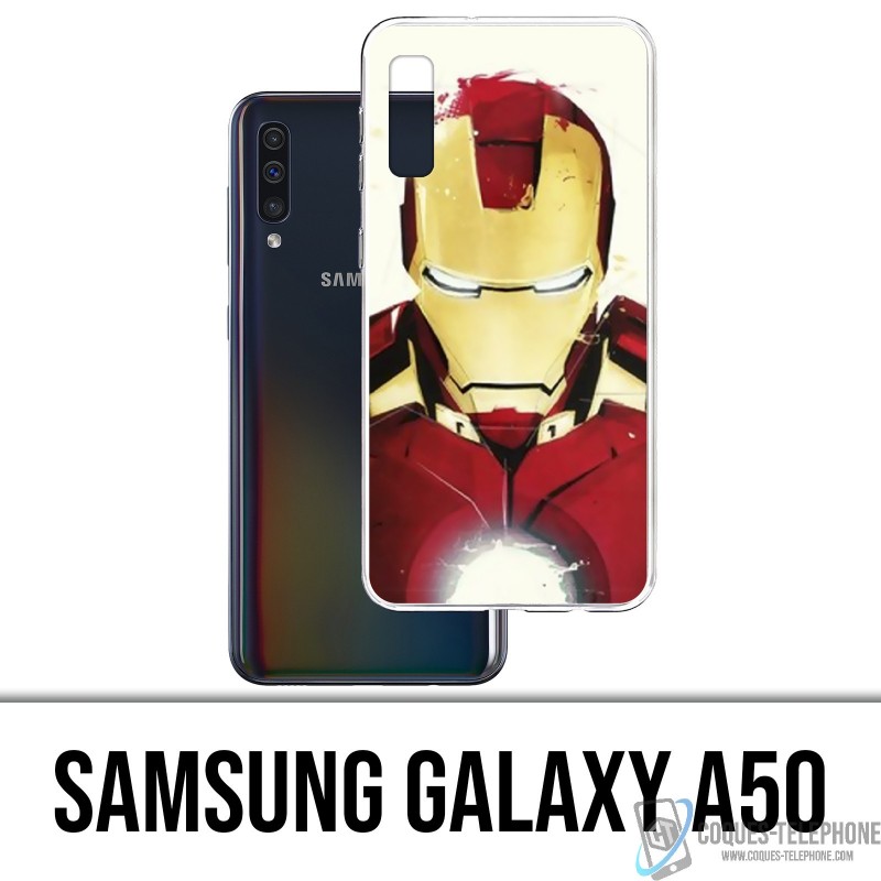 Samsung Galaxy A50 Case - Iron Man Paintart