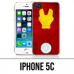 Custodia per iPhone 5C - Iron Man Art Design