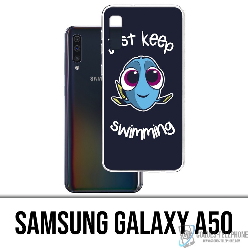 Coque Samsung Galaxy A50 - Just Keep Swimming