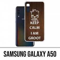 Samsung Galaxy A50 Custodia - Mantenere la calma Groot