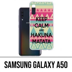 Funda Samsung Galaxy A50 - Mantén la calma Hakuna Mattata