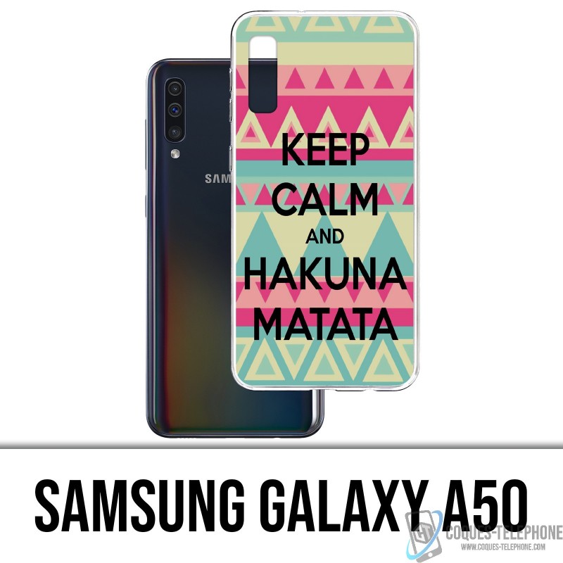 Samsung Galaxy A50 Case - Keep Calm Hakuna Mattata