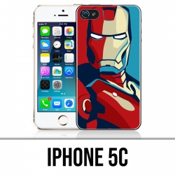 Coque iPhone 5C - Iron Man Design Affiche
