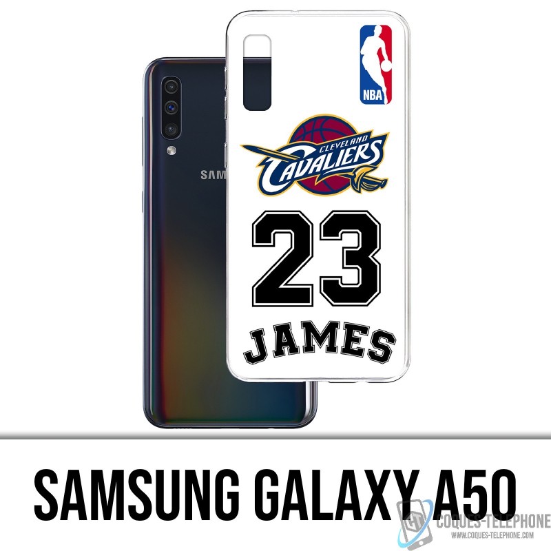 Coque Samsung Galaxy A50 - Lebron James Blanc