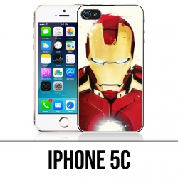 Custodia per iPhone 5C - Iron Man Paintart