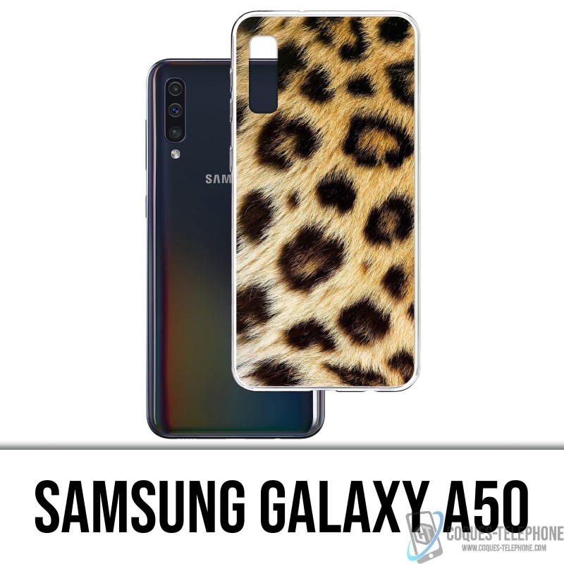 Samsung Galaxy A50 Custodia - Leopard