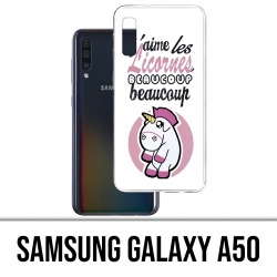 Coque Samsung Galaxy A50 - Licornes