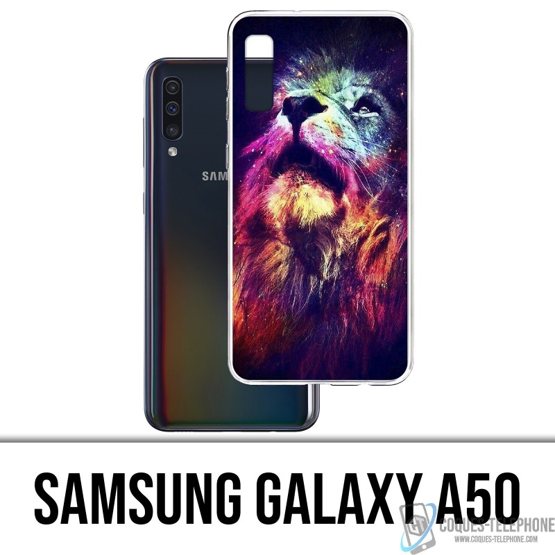 Coque Samsung Galaxy A50 - Lion Galaxie