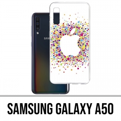Samsung Galaxy A50 Case - mehrfarbiges Apple-Logo