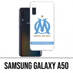 Samsung Galaxy A50 Case - Om Marseille Logo Weiß