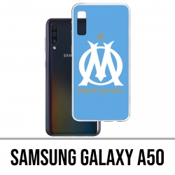 Samsung Galaxy A50 Funda - Om Marseille Blue Logo