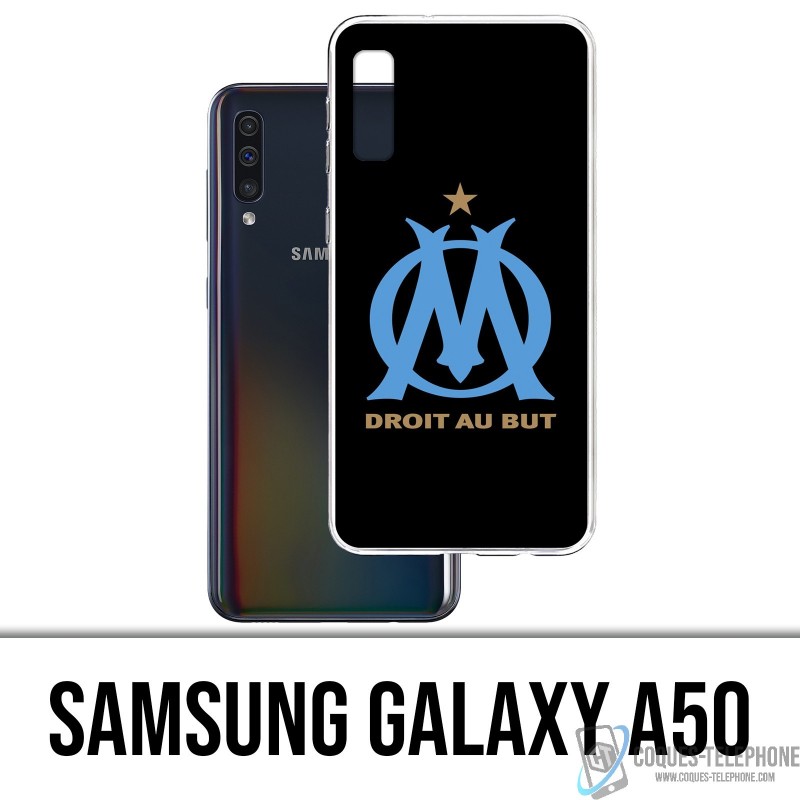Samsung Galaxy A50 Funda - Om Marseille Logo Black