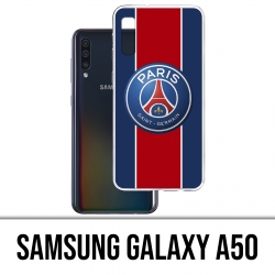 Samsung Galaxy A50 Custodia - Psg nuovo logo a strisce rosse