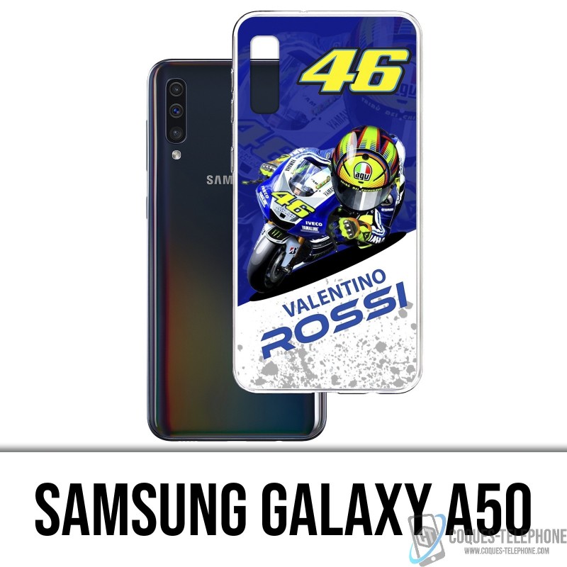 Case Samsung Galaxy A50 - Motogp Rossi Cartoon