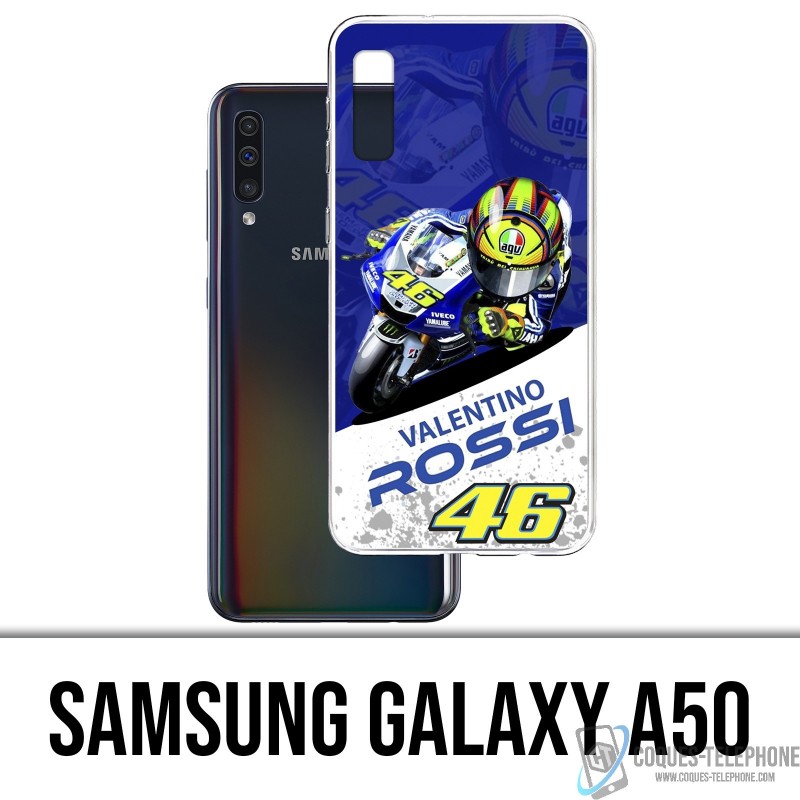 Case Samsung Galaxy A50 - Motogp Rossi Cartoon Galaxy