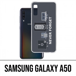 Samsung Galaxy A50 Custodia - Never Forget Vintage